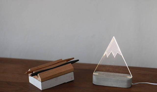 荣事达智能照明▏迷你富士山LED灯