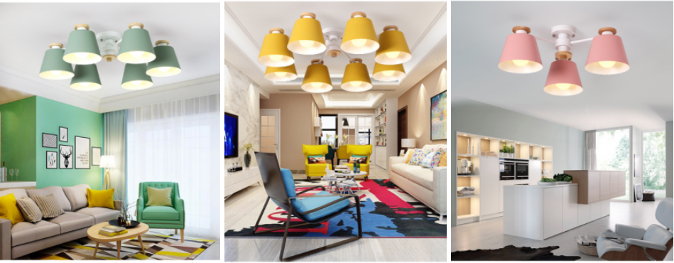 荣事达家居照明—新欧式原木铁艺吊灯