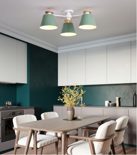 荣事达家居照明—新欧式原木铁艺吊灯