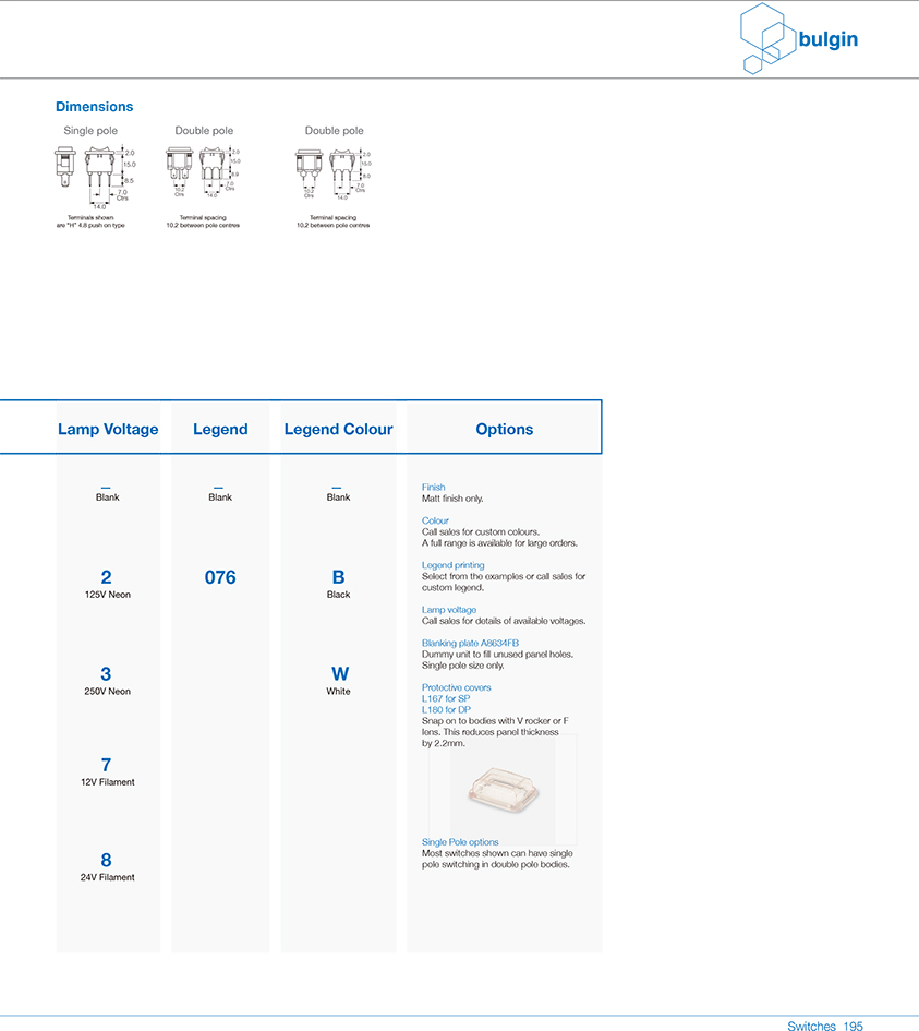 8670翘板开关系列功能