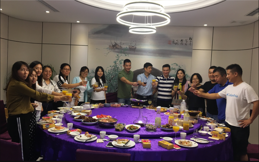 中彩神 中秋节 聚餐 欢度